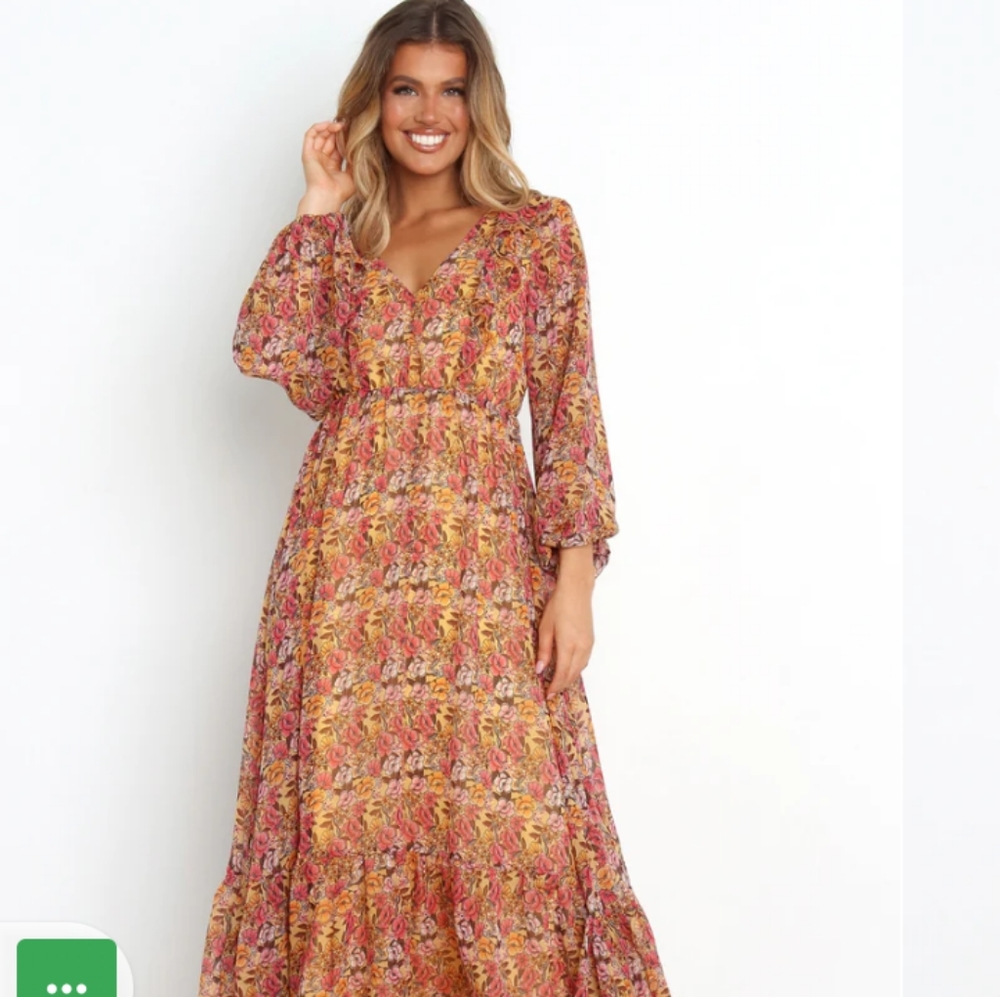 Petals & Pup Luciana Dress- Mustard. Size 4